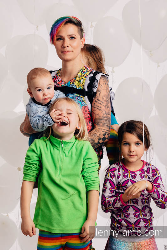Onbuhimo SAD LennyLamb, talla Toddler, jacquard (100% algodón) - LOVKA CLASSIC  #babywearing