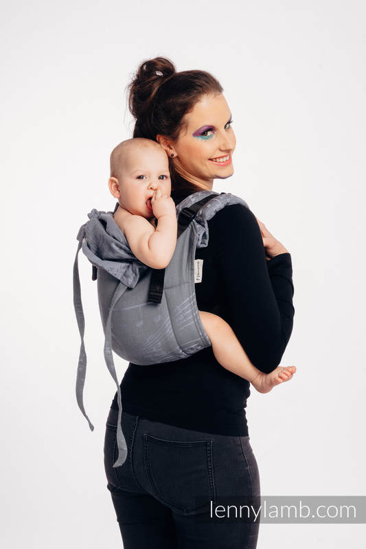 Lenny Buckle Onbuhimo baby carrier, toddler size, jacquard weave (100% cotton) - SYMPHONY - THE KING OF FRUITS #babywearing