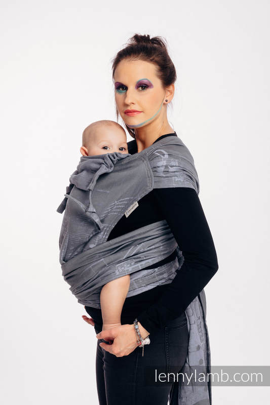WRAP-TAI carrier Toddler with hood/ jacquard twill / 100% cotton / SYMPHONY - THE KING OF FRUITS (grade B) #babywearing