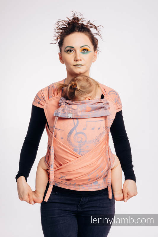 WRAP-TAI portabebé Toddler con capucha/ jacquard sarga/100% algodón/ SYMPHONY - PARADISE SUNRISE   #babywearing
