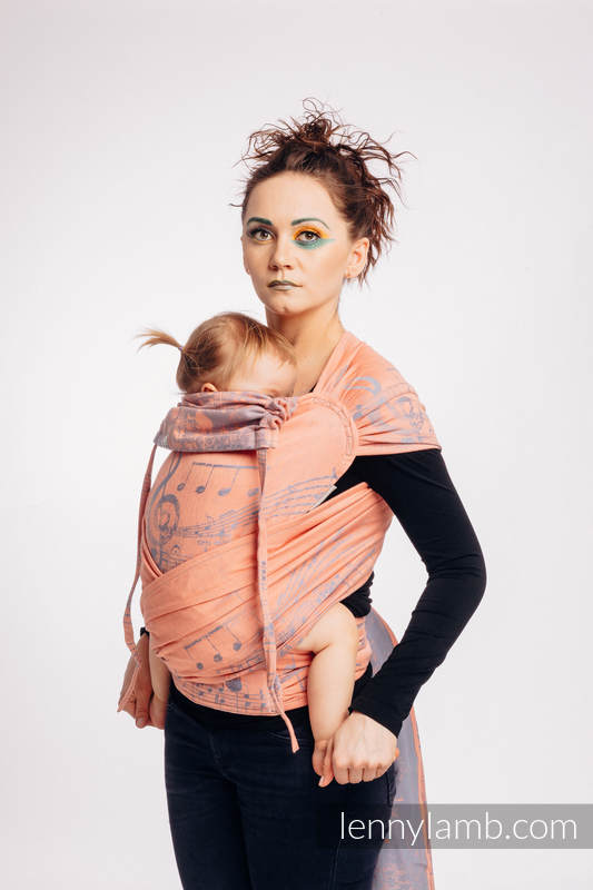 WRAP-TAI carrier Toddler with hood/ jacquard twill / 100% cotton / SYMPHONY - PARADISE CITRUS  #babywearing