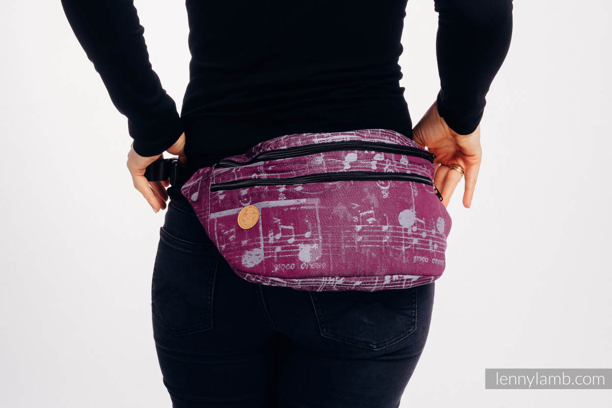 Waist Bag made of woven fabric, size large (100% cotton) - SYMPHONY  - THE PEAR OF LOVE #babywearing