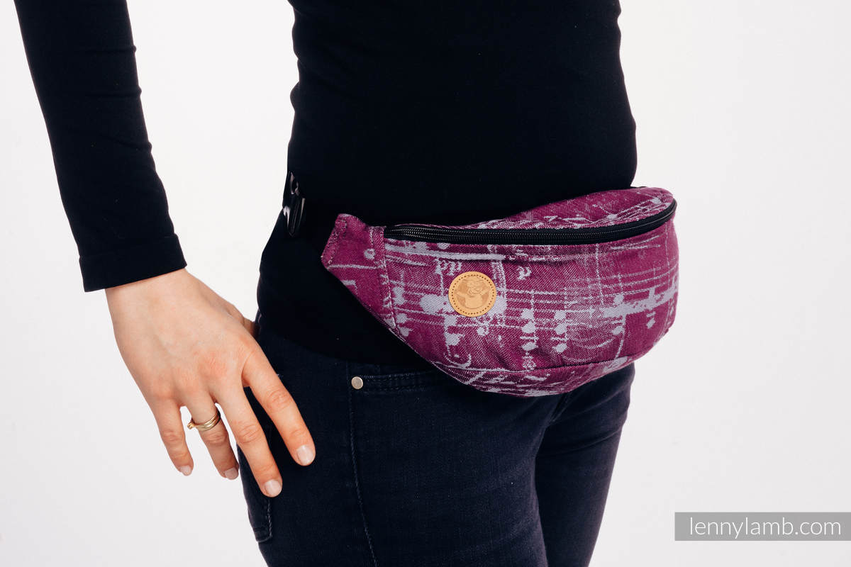 Waist Bag made of woven fabric, (100% cotton) - SYMPHONY  - THE PEAR OF LOVE #babywearing