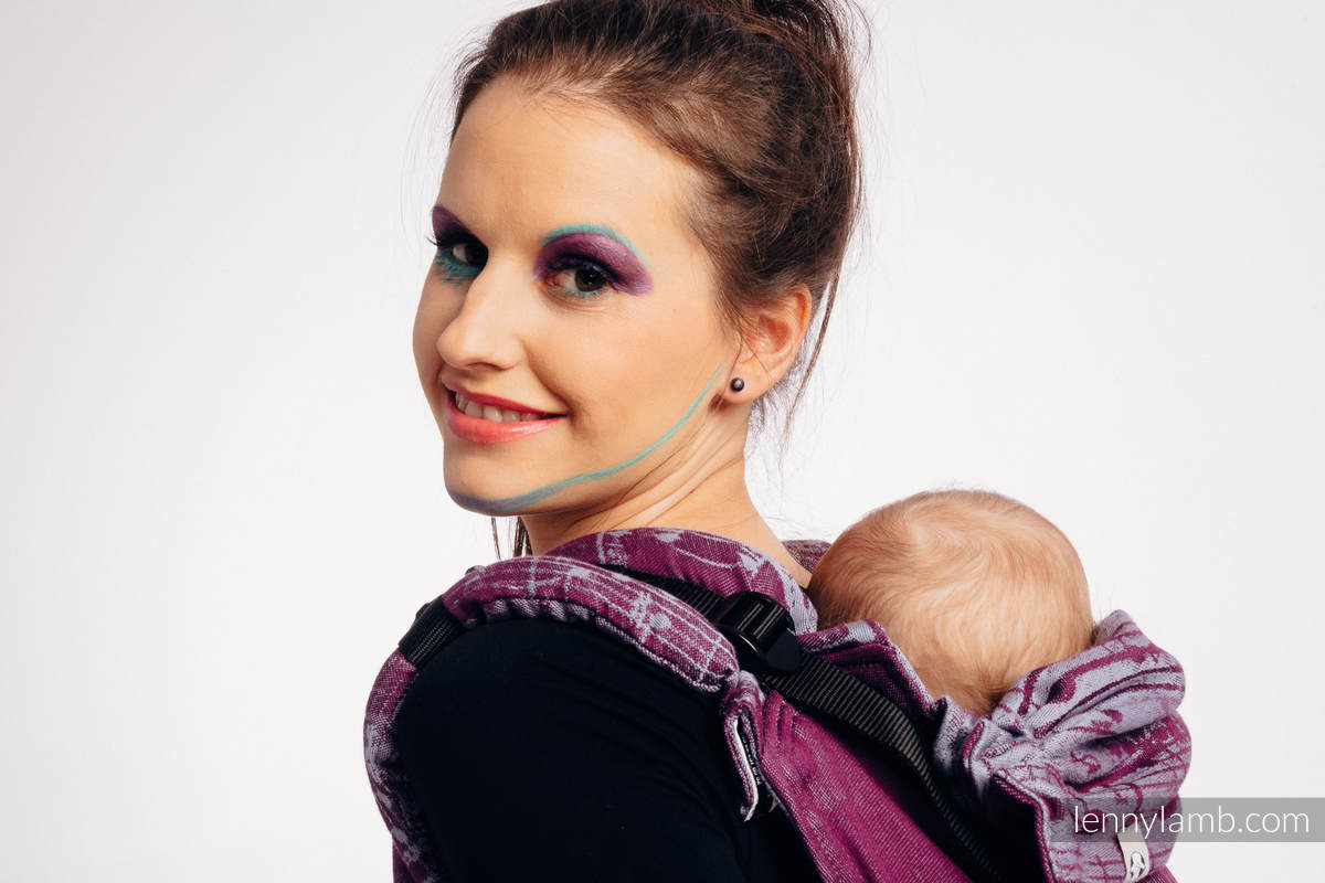Onbuhimo de Lenny, taille standard, jacquard (100% coton) - SYMPHONY - THE PEAR OF LOVE  #babywearing