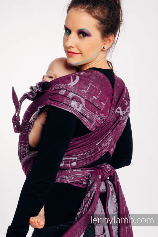WRAP-TAI carrier Toddler with hood/ jacquard twill / 100% cotton / SYMPHONY - THE PEAR OF LOVE #babywearing
