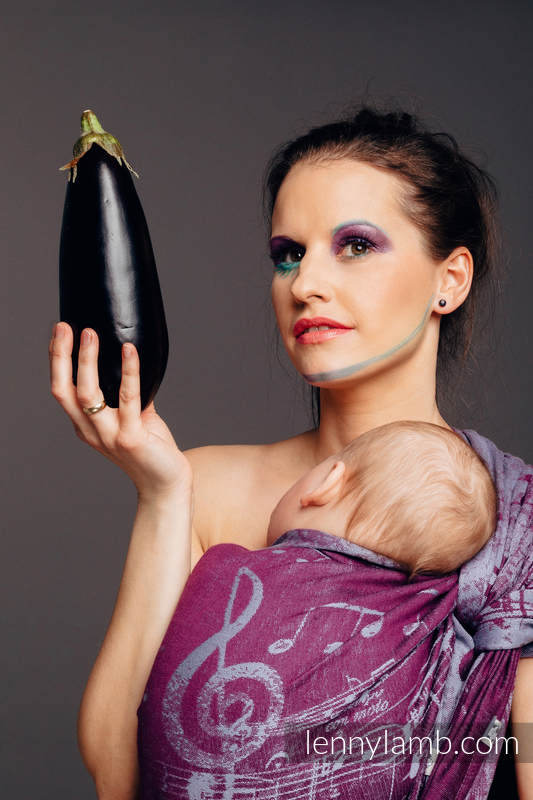 Fascia portabebè, tessitura Jacquard (100% cotone) - SYMPHONY - THE PEAR OF LOVE - taglia L #babywearing