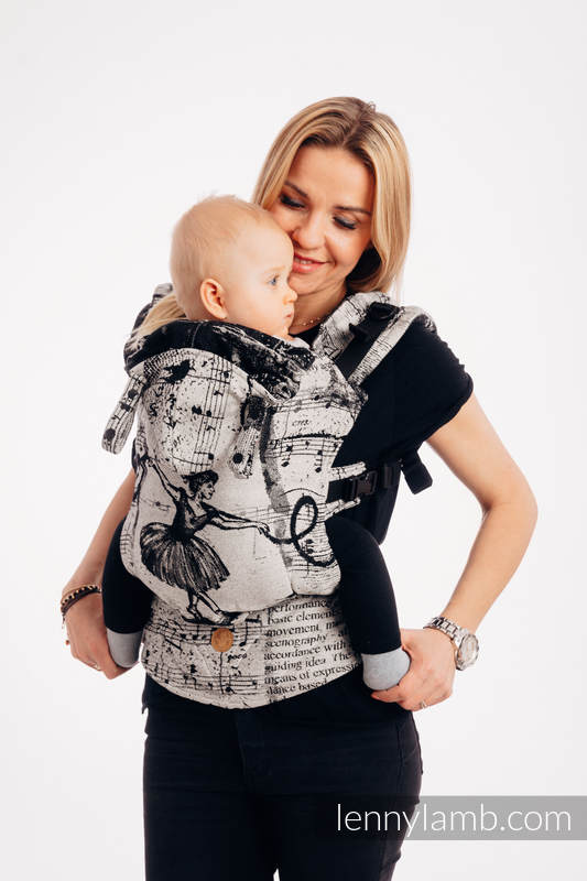 Nosidełko Ergonomiczne LennyGo z tkaniny żakardowej 100% bawełna , rozmiar Toddler - TAŃCZĄCE MARZENIA #babywearing