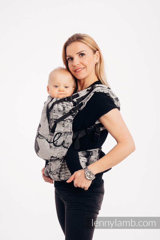 Nosidełko LennyUp z tkaniny żakardowej 100% bawełna , rozmiar standard - TAŃCZĄCE  MARZENIA #babywearing