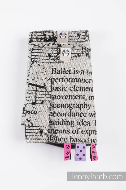 Drool Pads & Reach Straps Set, (60% cotton, 40% polyester) - DANCING DREAMS #babywearing