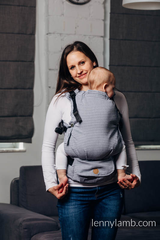 Porte-bébé LennyUpGrade, taille standard, tessera 100% coton -  BASIC LINE SELENITE #babywearing
