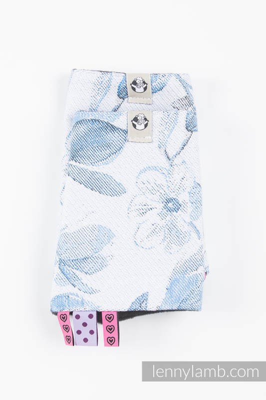 Drool Pads & Reach Straps Set, (60% cotton, 40% polyester) - MAGNOLIA BLUE OPAL #babywearing