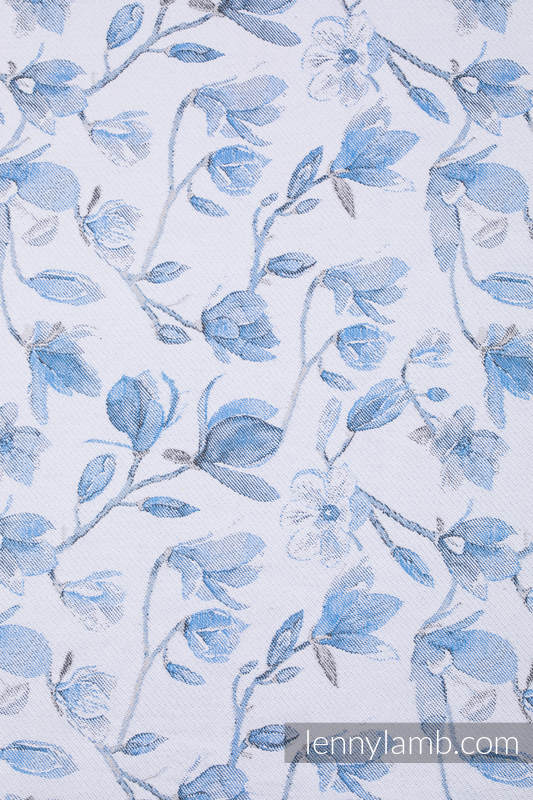 Mochila portamuñecos hecha de tejido, 100% algodón - MAGNOLIA BLUE OPAL #babywearing