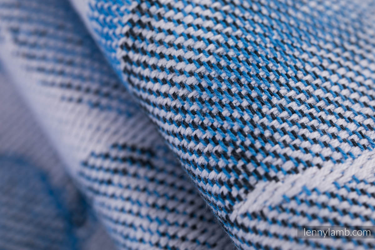 Fascia portabebè, tessitura Jacquard (100% cotone) - MAGNOLIA BLUE OPAL - taglia L #babywearing