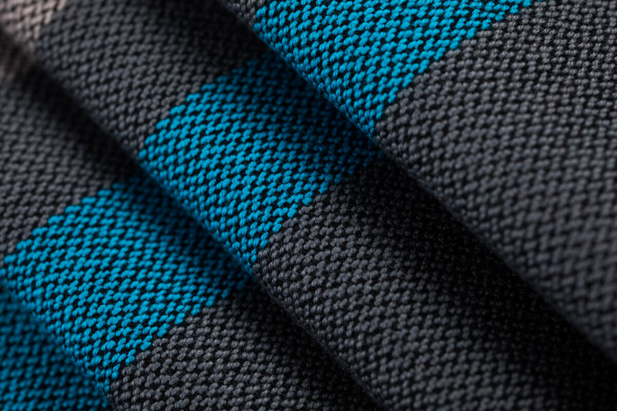 Baby Sling, Broken Twill Weave, 100% cotton,  SMOKY - IRIS - size L #babywearing