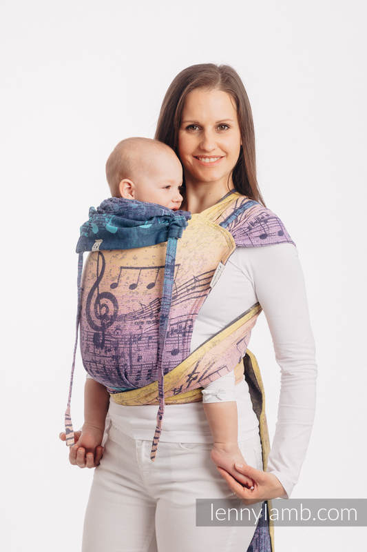 WRAP-TAI carrier Toddler with hood/ jacquard twill / 100% cotton / SYMPHONY - PARADISE SUNRISE   #babywearing