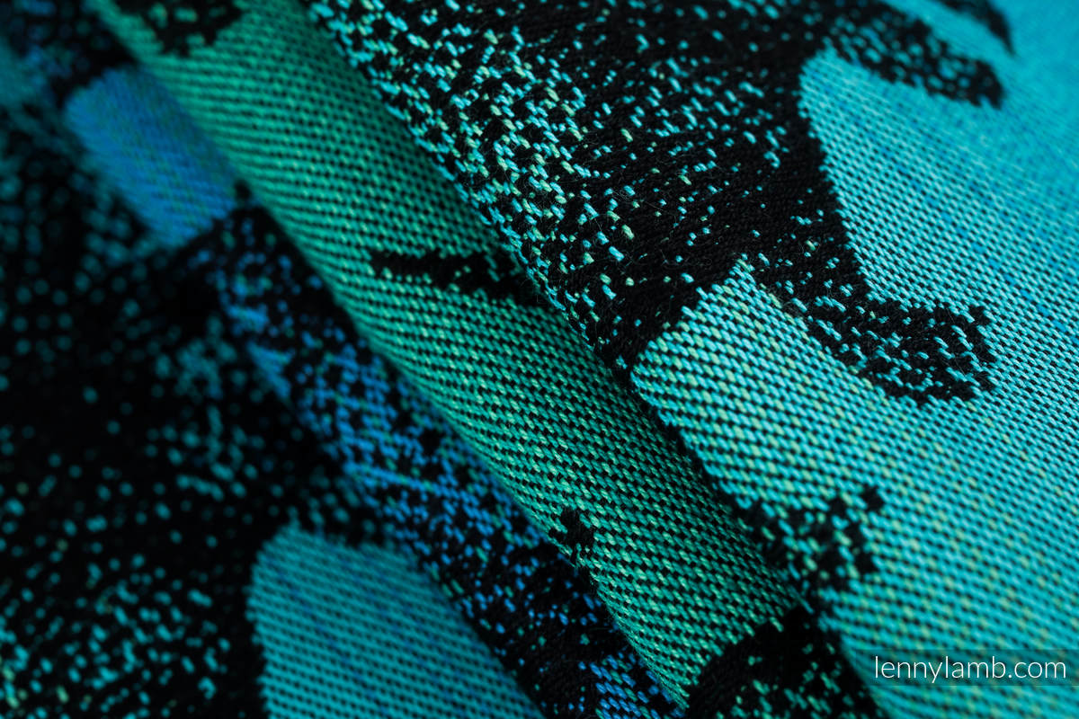 Fular, tejido jacquard (100% algodón) - JURASSIC PARK - talla XL #babywearing