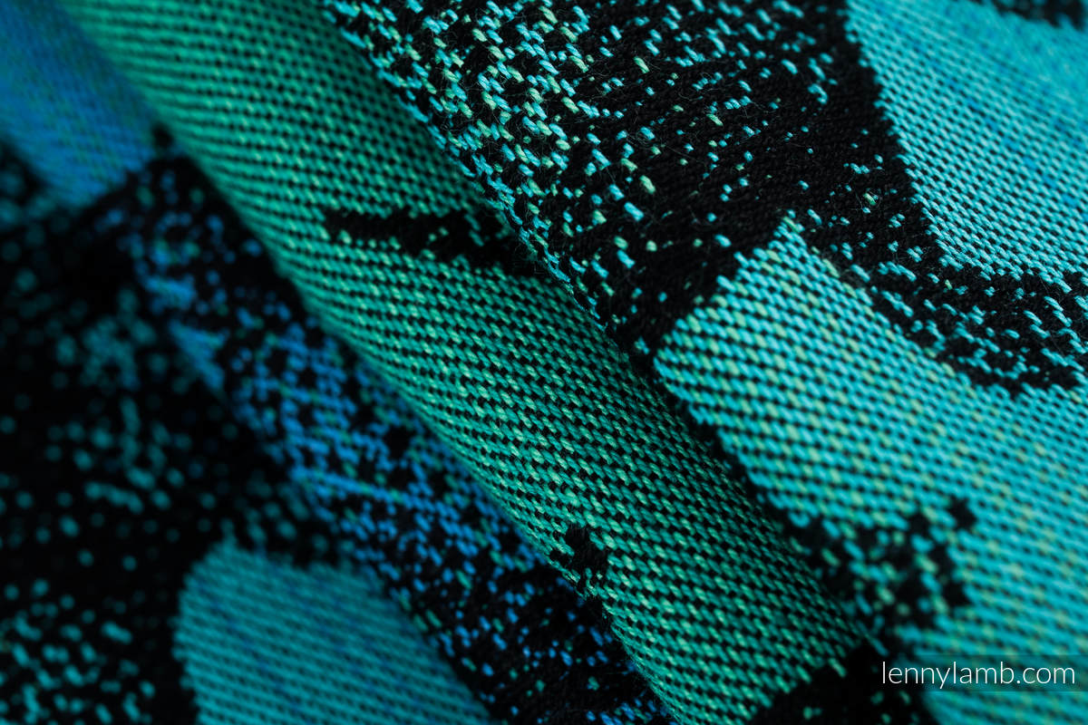 Fular, tejido jacquard (100% algodón) - JURASSIC PARK - talla L #babywearing