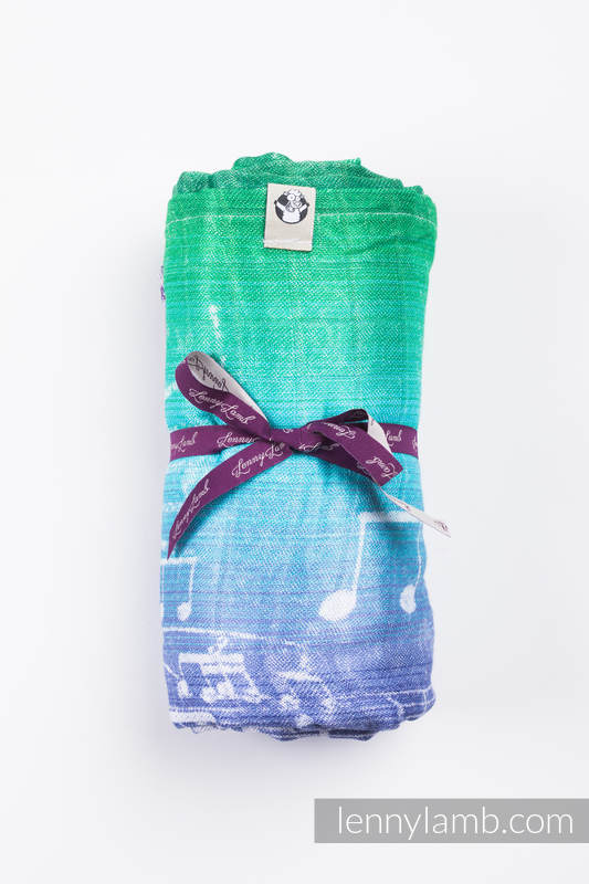 Otulacz Bambusowy Maxi - SYMFONIA - ZORZA POLARNA (drugi gatunek) #babywearing