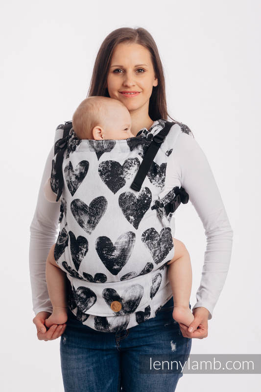 Marsupio LennyUpGrade, misura Standard, tessitura jacquard, 100% cotone - LOVKA CLASSIC #babywearing