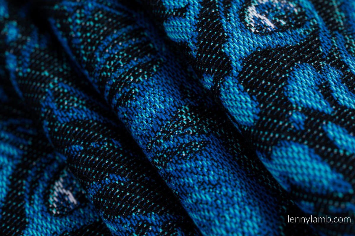 Fular, tejido jacquard (100% algodón) - JAGUAR - talla XS #babywearing