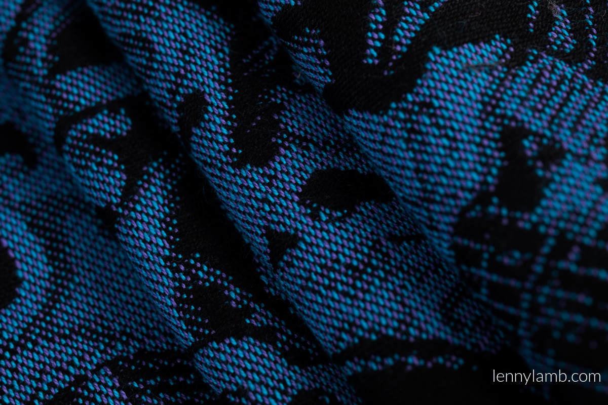 Fular, tejido jacquard (100% algodón) - CLOCKWORK PERPETUUM - talla M #babywearing