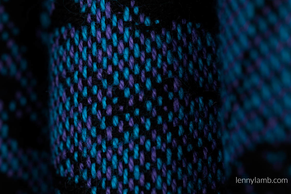 Fular, tejido jacquard (100% algodón) - CLOCKWORK PERPETUUM - talla L #babywearing