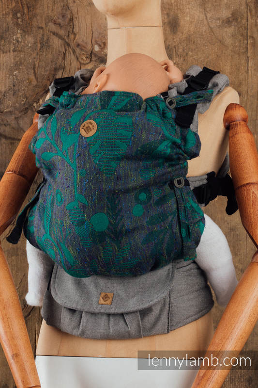 LennyUpGrade Carrier - CHOICE - EXPERIMENT no. 20 - Standard Size, jacquard weave, (38% merino wool, 34% tussah silk, 28% combed cotton) #babywearing