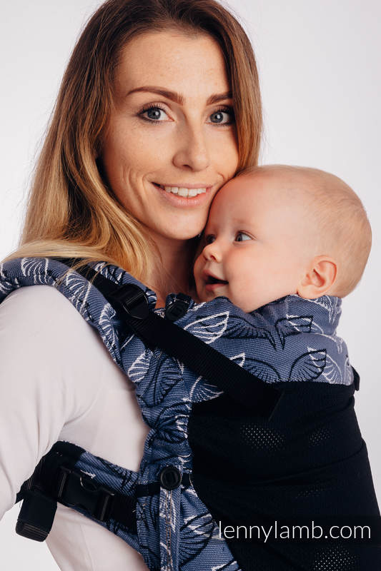 Porte-bébé en maille LennyUpGrade, taille standard, jacquard (75% coton, 25% polyester) - ANGEL WINGS #babywearing