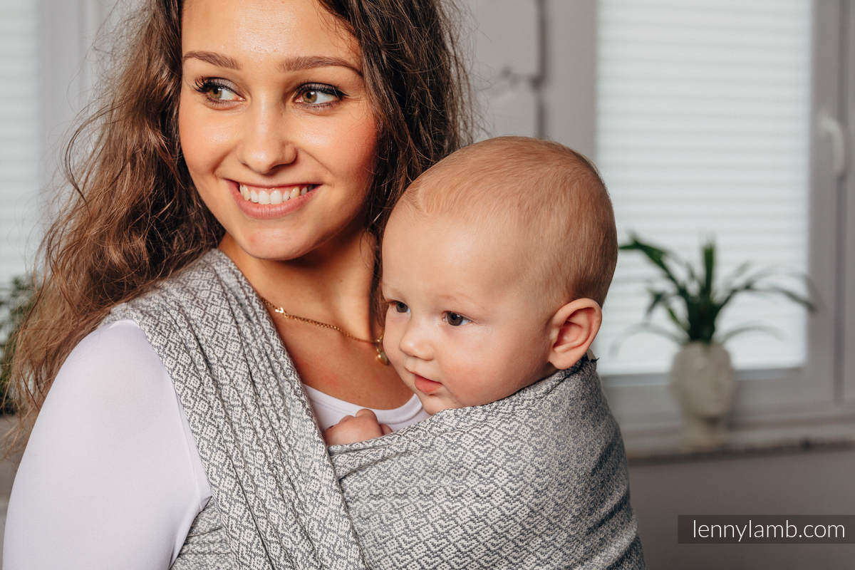 Baby Sling - LITTLELOVE - LARVIKITE, Jacquard Weave, 100% cotton, size M #babywearing