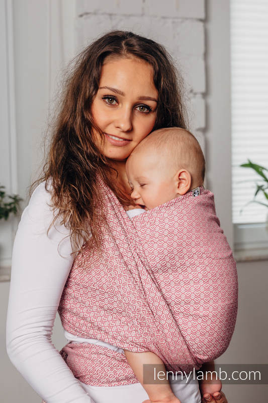 Chusta do noszenia dzieci - LITTLELOVE - MORGANIT, splot żakardowy (100% bawełna) - rozmiar S #babywearing
