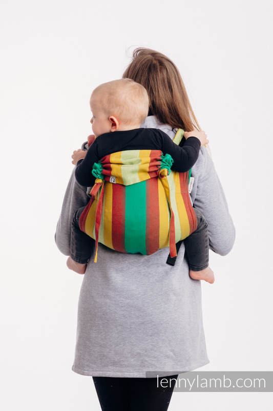 Nosidło Klamrowe ONBUHIMO z tkaniny skośno-krzyżowej (100% bawełna), rozmiar Toddler - BABIE LATO #babywearing