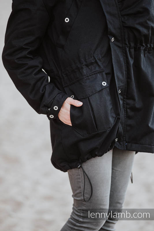 Parka Babywearing Coat - Black & Choice - size 6XL #babywearing