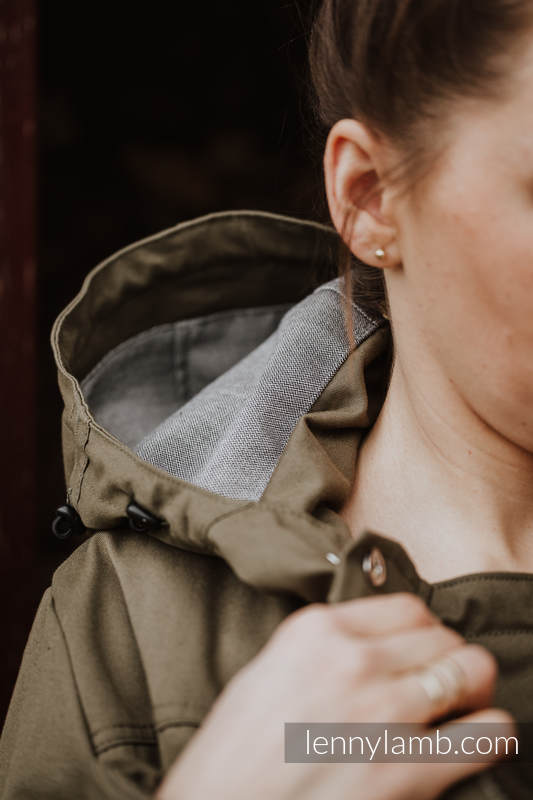 Parka Tragejacke - Khaki & Choice - Größe M #babywearing