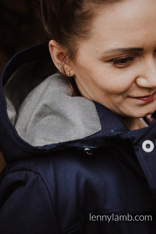 Parka Babywearing Coat - Navy Blue & Choice - size 6XL #babywearing