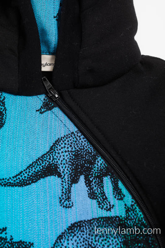 Bear Romper - size 80 - Black & Jurassic Park #babywearing