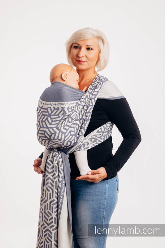 Baby Wrap, Jacquard Weave (100% cotton) - FOR PROFESSIONAL USE EDITION - CHERISH 1.0 - size L #babywearing