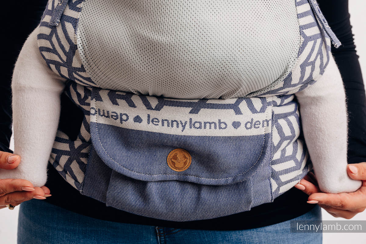 Porte-bébé en maille LennyUpGrade, taille standard, jacquard (75% coton, 25% polyester) - VERSION POUR USAGE PROFESSIONNEL - CHERISH 1.0 #babywearing