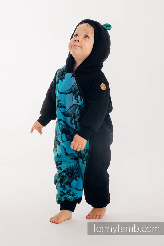 Bear Romper - size 92 - Black & Jurassic Park #babywearing