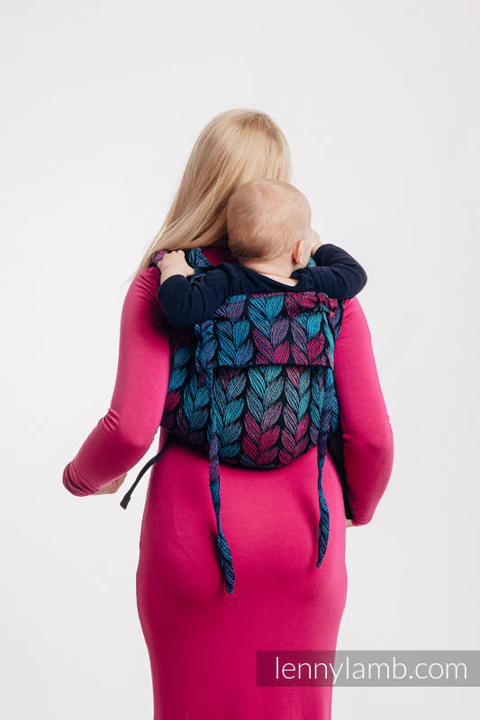 Onbuhimo SAD LennyLamb, talla Toddler, jacquard (100% algodón) - TANGLED IN LOVE #babywearing