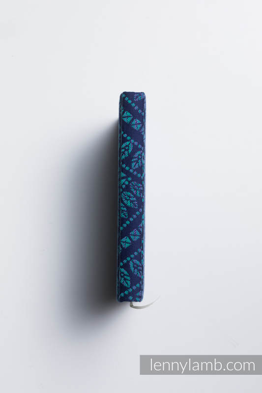 Calendar 2020 with jacquard fabric hard cover - size A5 - PEACOCK'S TAIL - PROVANCE #babywearing