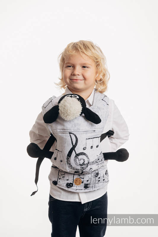 Doll Carrier made of woven fabric, 100% cotton - SYMPHONY CLASSIC #babywearing