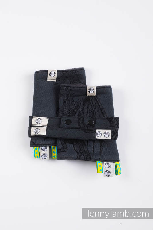 Drool Pads & Reach Straps Set, (60% cotton, 40% polyester) - DRAGON - DRAGONWATCH #babywearing