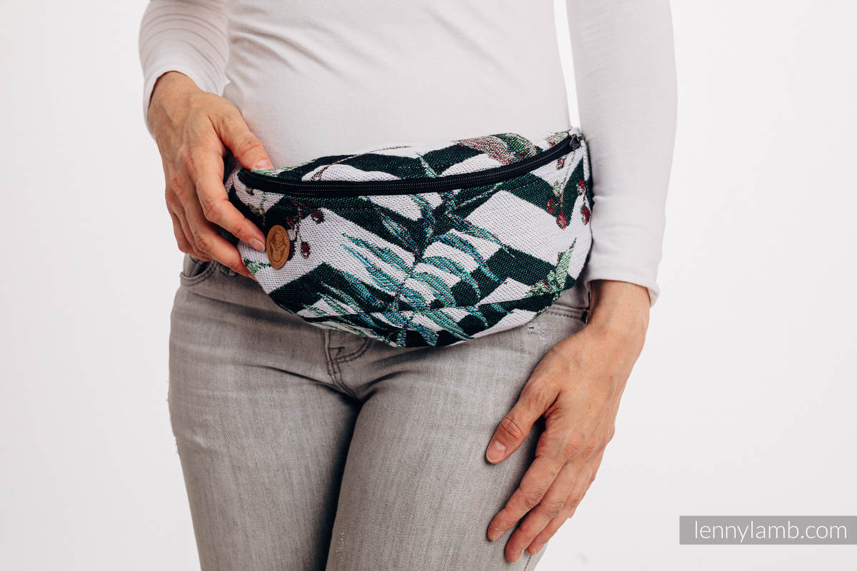 Marsupio portaoggetti Waist Bag in tessuto di fascia (100% cotone) - ABSTRACT #babywearing