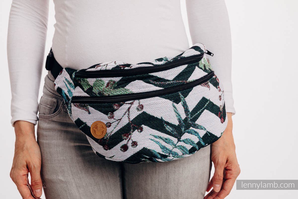 Marsupio portaoggetti Waist Bag in tessuto di fascia, misura large (100% cotone) - ABSTRACT #babywearing