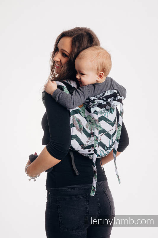 Onbuhimo de Lenny, taille toddler, jacquard (100% coton) - ABSTRACT  #babywearing