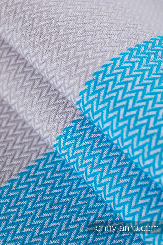 Fular Línea Básica, tejido Herringbone (100% algodón) - LITTLE HERRINGBONE LARIMAR - talla M #babywearing