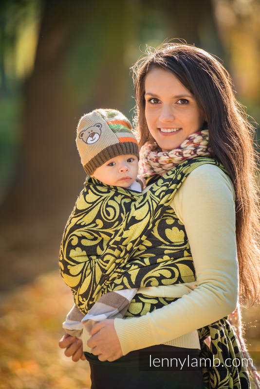 :WVJ_L_TWSTD_LVS_BLCK_YLLW #babywearing