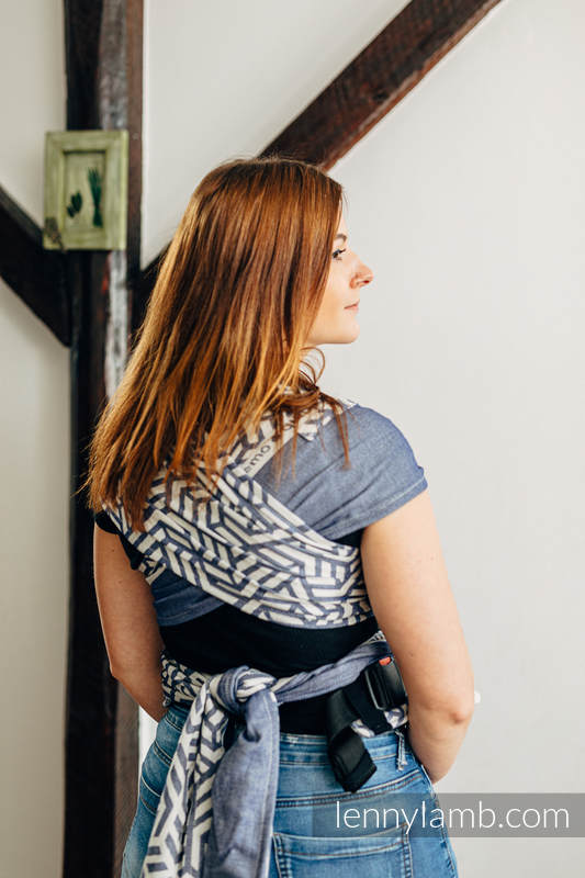 LennyHybrid Half Buckle Carrier, Standard Size, jacquard weave 100% cotton - FOR PROFESSIONAL USE EDITION - CHERISH 1.0 #babywearing