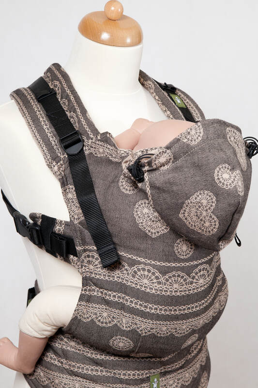Ergonomiske bæreseler med klikspænder, Størrelse Baby, LACE (2. sort) #babywearing