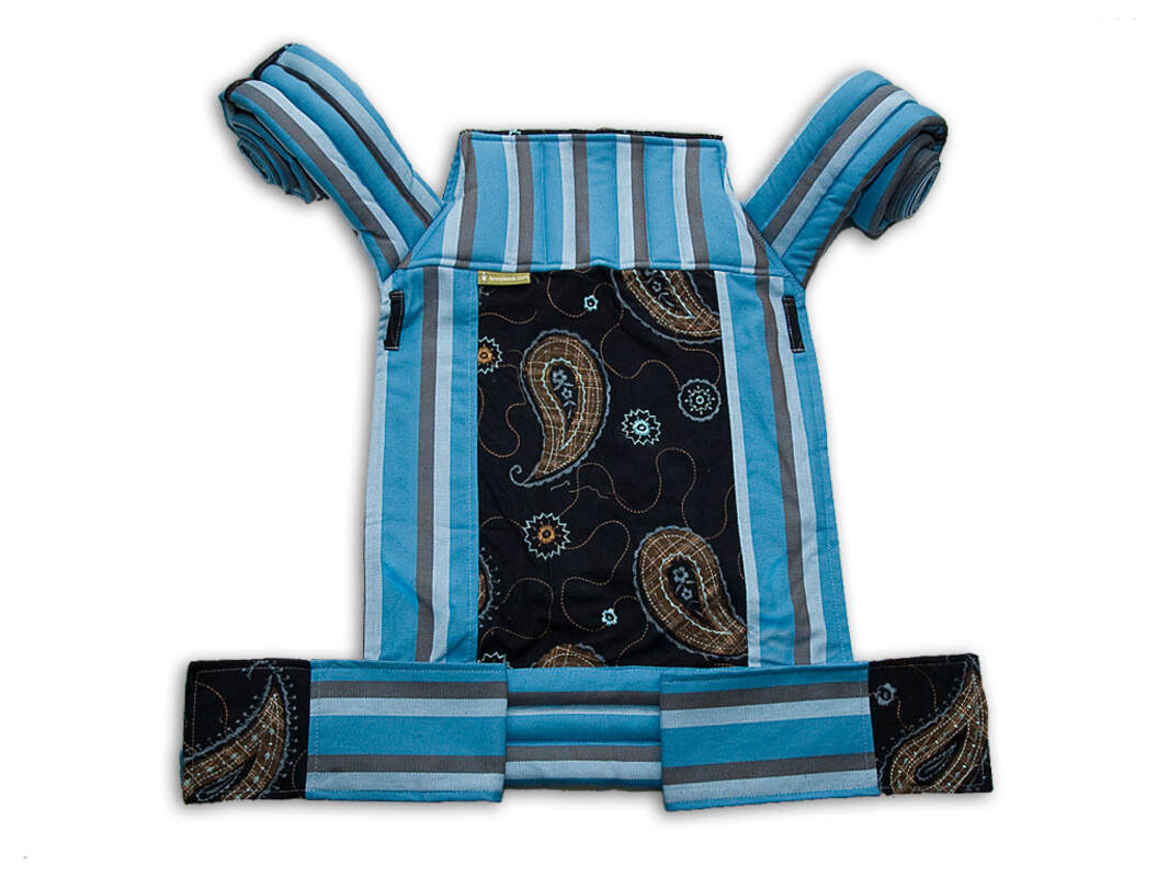 Nosidełko dla dzieci MEI-TAI, bawełna skośno-krzyżowa z kapturkiem #babywearing